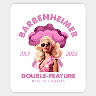 Barbenheimer Double Feature Sticker